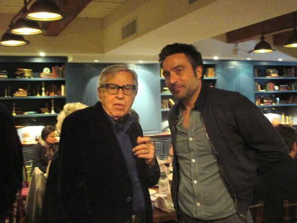 Wondrous Boccaccio co-director Paolo Taviani with Hungry Hearts director Saverio Costanzo at Soho House